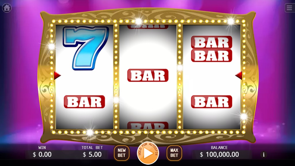 Screenshot of Flaming 7's slot from Ka Gaming