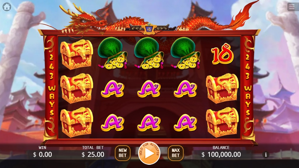 Screenshot of Fortune Fu slot from Ka Gaming