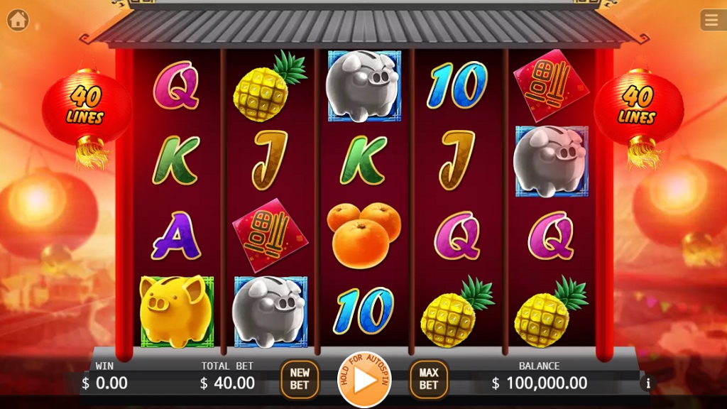 Screenshot of Fortune Piggy Bank slot from Ka Gaming