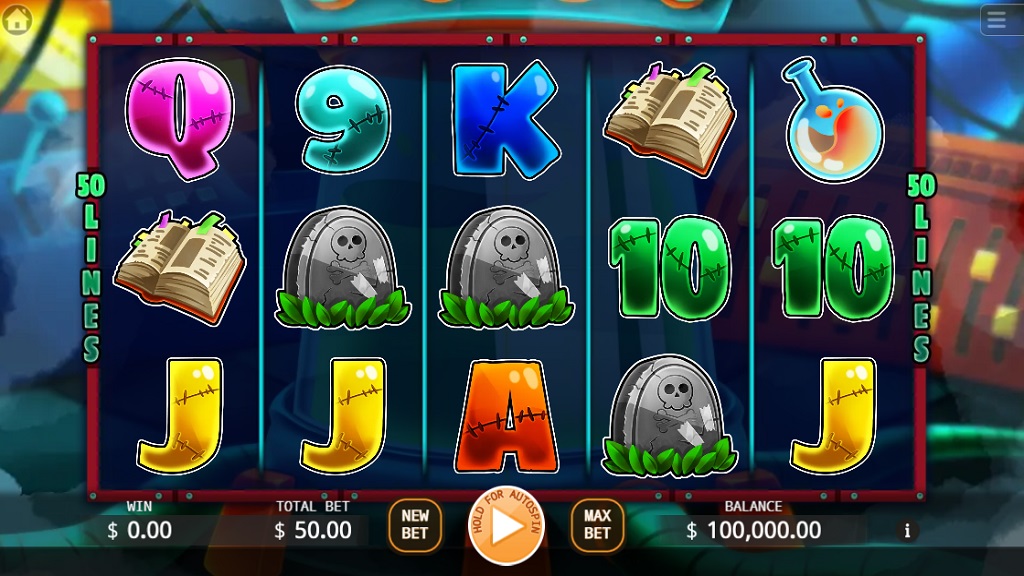 Screenshot of Frankenstein slot from Ka Gaming