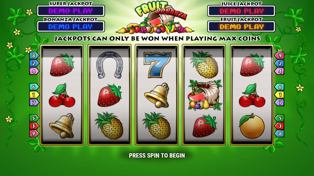 Screenshot of Fruit Bonanza slot from Play’n Go