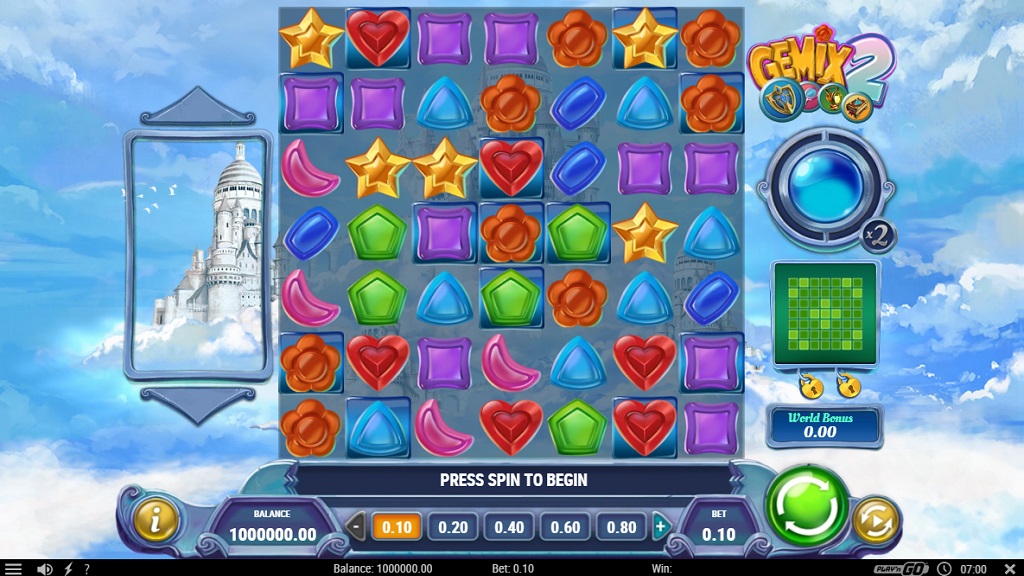 Screenshot of Gemix 2 slot from Play’n Go