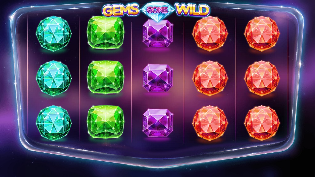 Screenshot of Gems Gone Wild slot from Red Tiger Gaming