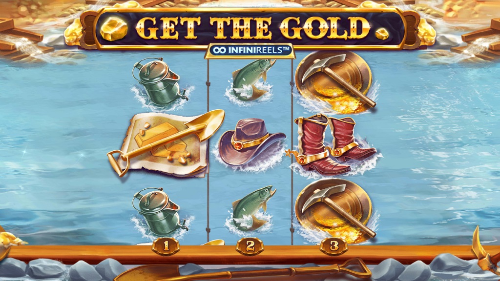 Screenshot of Get The Gold Infinireels slot from Red Tiger Gaming