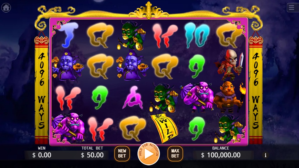 Screenshot of Ghosts Fortune slot from Ka Gaming