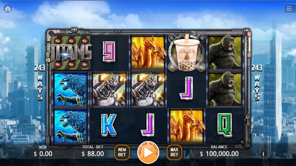 Screenshot of Go Go Monsters slot from Ka Gaming