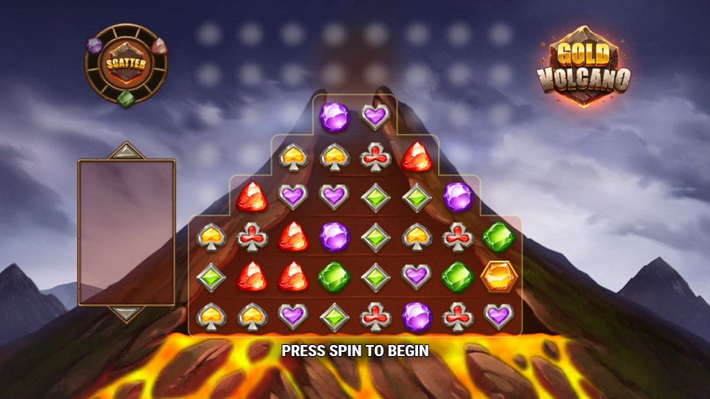 Screenshot of Gold Volcano slot from Play’n Go