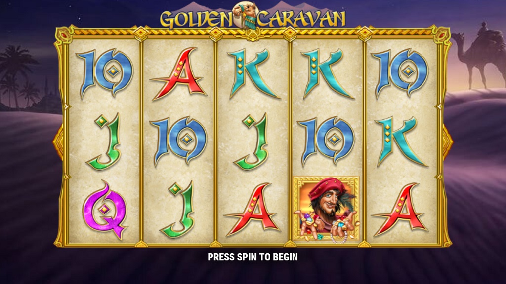 Screenshot of Golden Caravan slot from Play’n Go