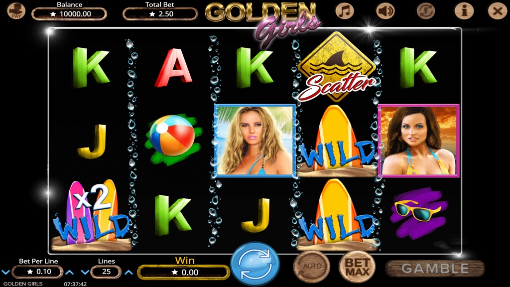 Screenshot of Golden Girls slot from Booming Games