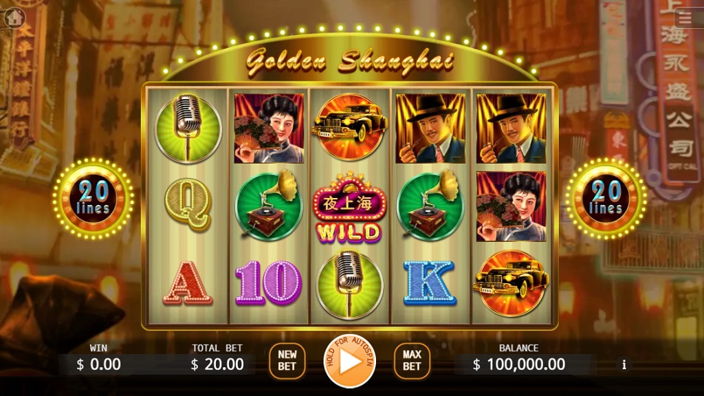 Screenshot of Golden Shanghai slot from Ka Gaming