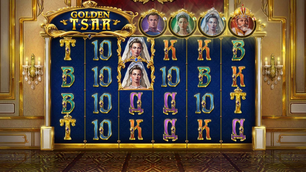 Screenshot of Golden Tsar slot from Red Tiger Gaming