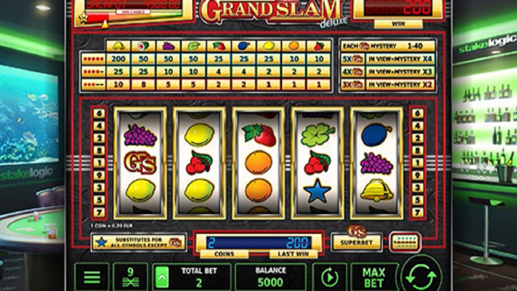 Screenshot of Grand Slam Deluxe slot from StakeLogic