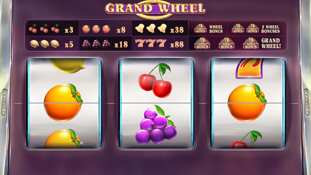 Screenshot of Grand Wheel slot from Red Tiger Gaming