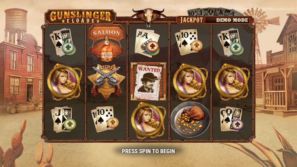 Screenshot of Gunslinger Reloaded slot from Play’n Go