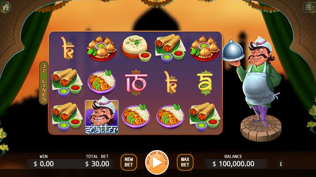 Screenshot of Happy Indian Chef slot from Ka Gaming