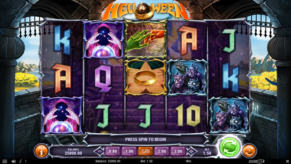 Screenshot of Helloween slot from Play’n Go