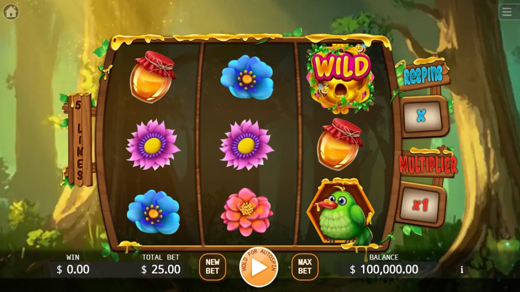 Screenshot of Honey Money slot from Ka Gaming