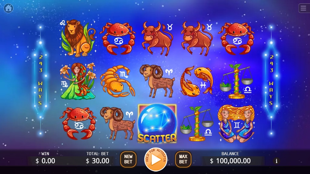Screenshot of Horoscope slot from Ka Gaming