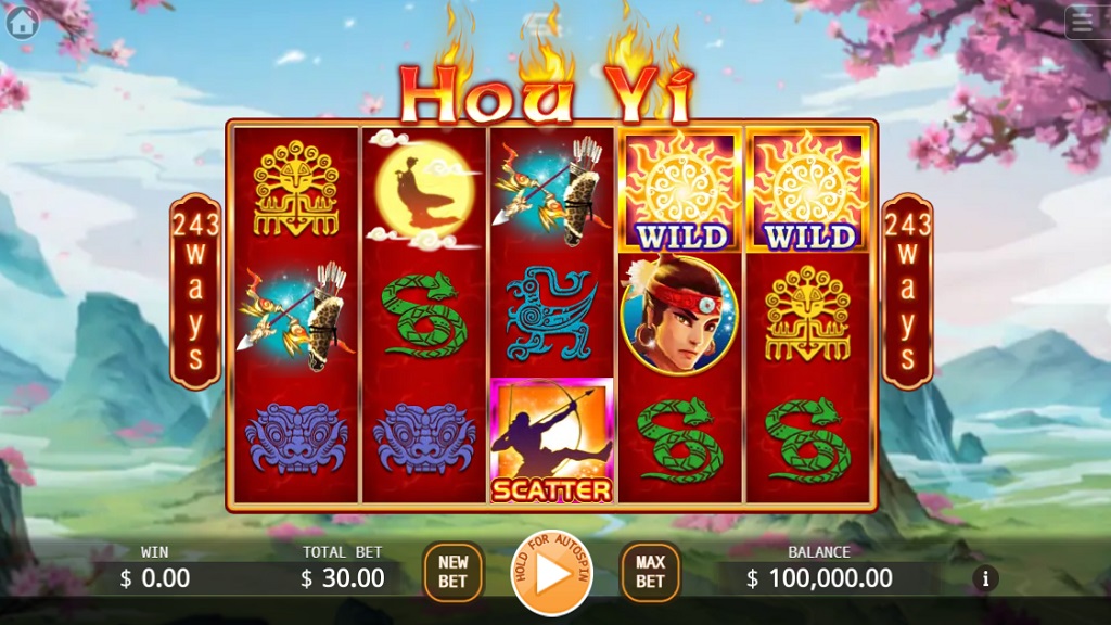 Screenshot of Hou Yi slot from Ka Gaming