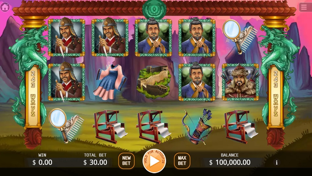 Screenshot of Hua Mulan slot from Ka Gaming