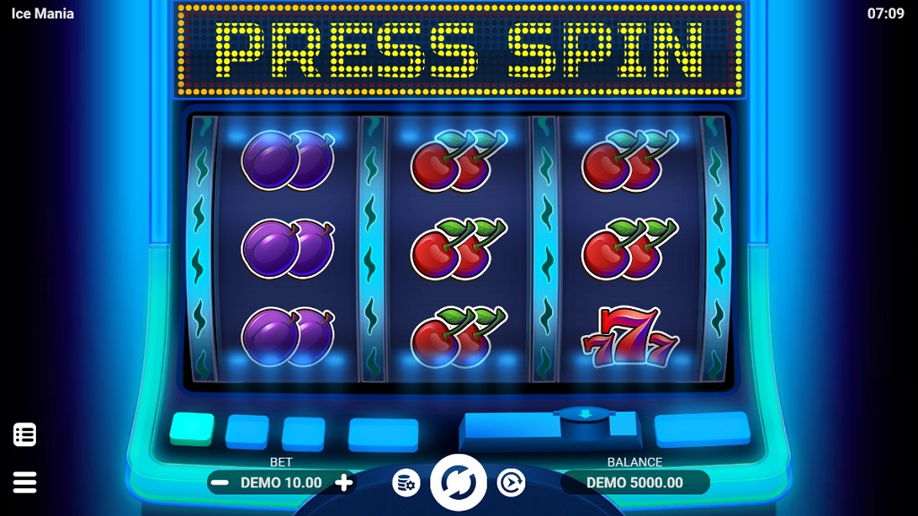 Screenshot of Ice Mania slot from Evoplay Entertainment