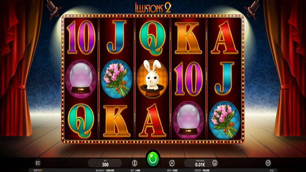 Screenshot of Illusions 2 slot from iSoftBet