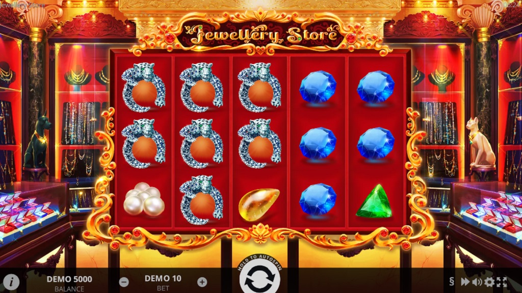 Screenshot of Jewellery Store slot from Evoplay Entertainment