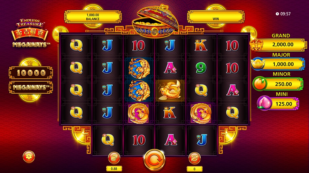 Screenshot of Jin Ji Bao Xi Megaways slot from SG Gaming