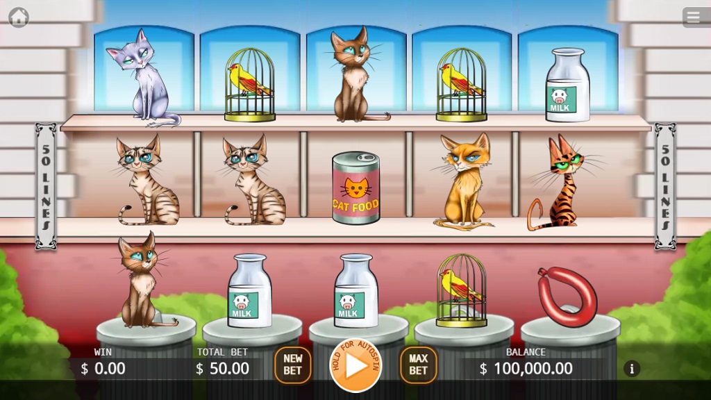 Screenshot of Kitty Living slot from Ka Gaming