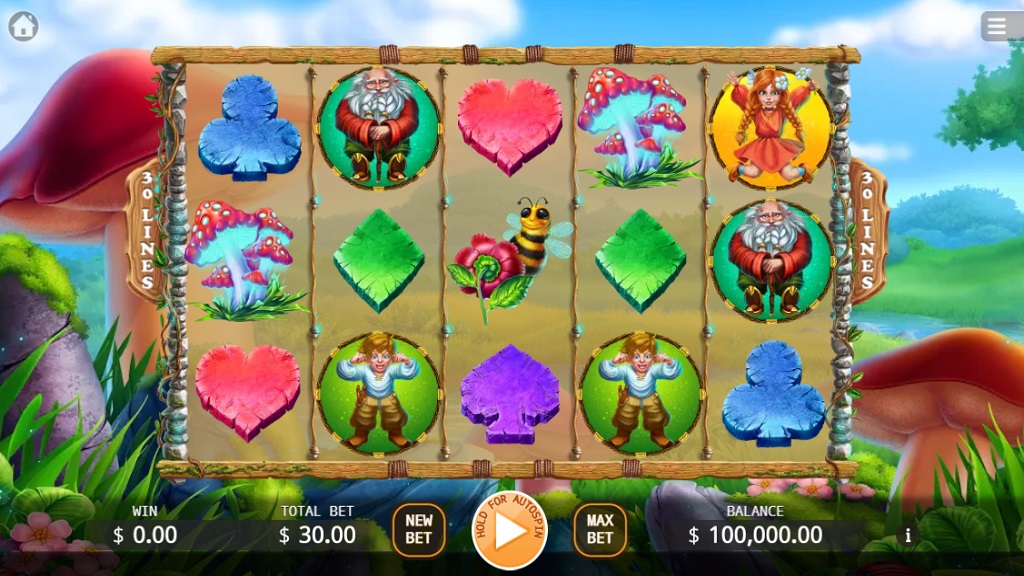 Screenshot of Land of Dwarfs slot from Ka Gaming