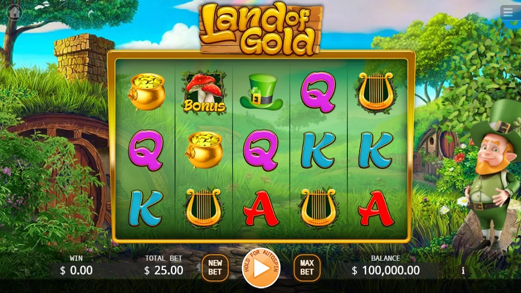 Screenshot of Lands of Gold slot from Ka Gaming