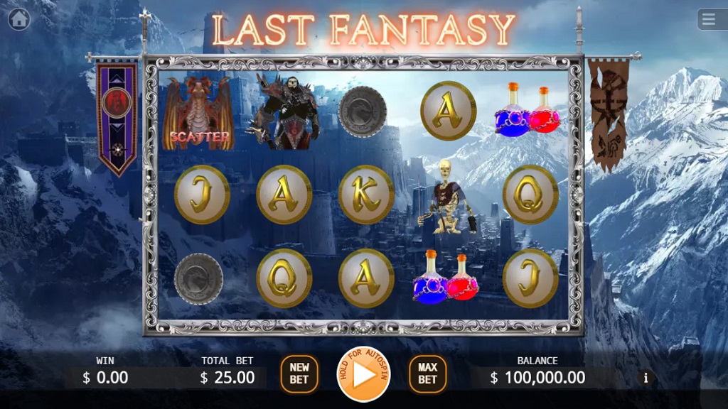 Screenshot of Last Fantasy slot from Ka Gaming