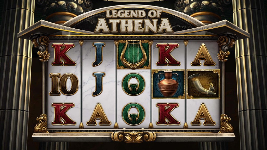 Screenshot of Legend of Athena slot from Red Tiger Gaming