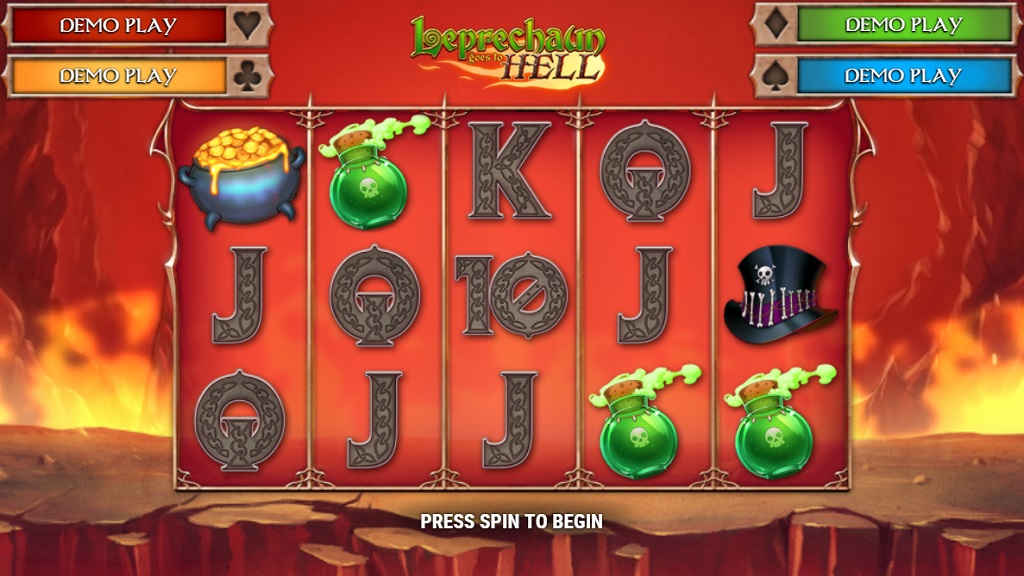 Screenshot of Leprechaun Goes to Hell slot from Play’n Go