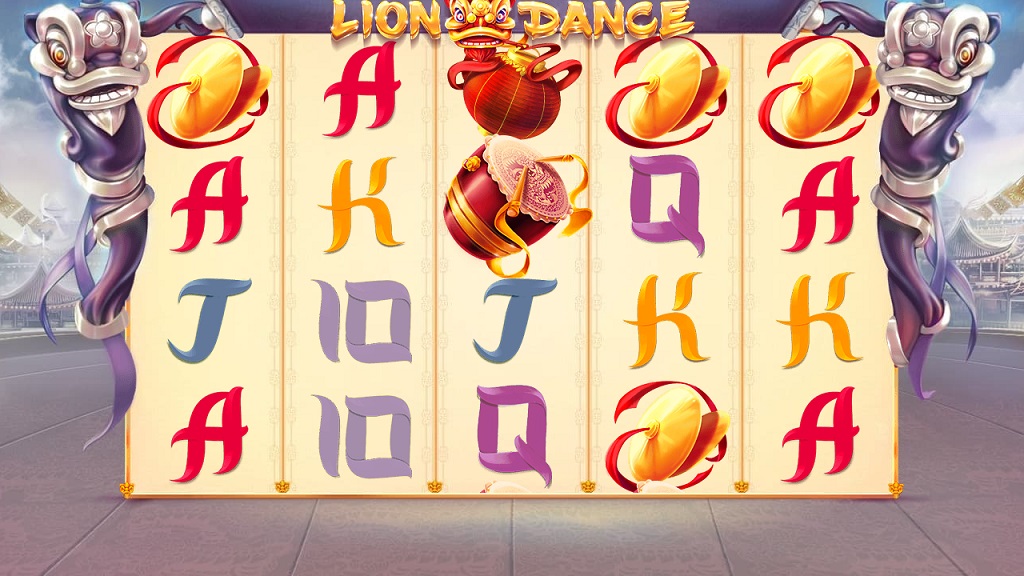 Screenshot of Lion Dance slot from Red Tiger Gaming