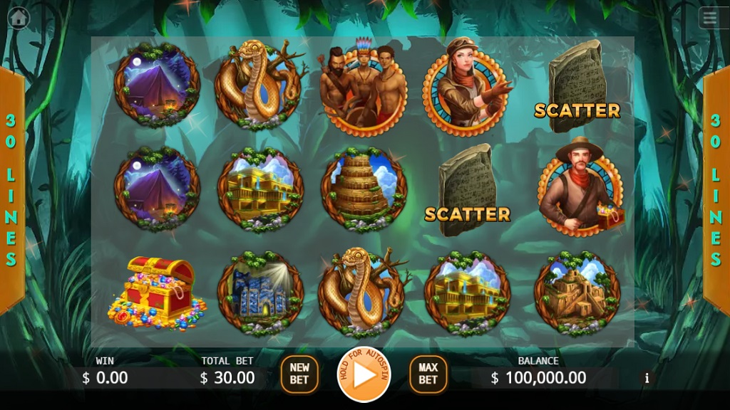 Screenshot of Lost Realm slot from Ka Gaming