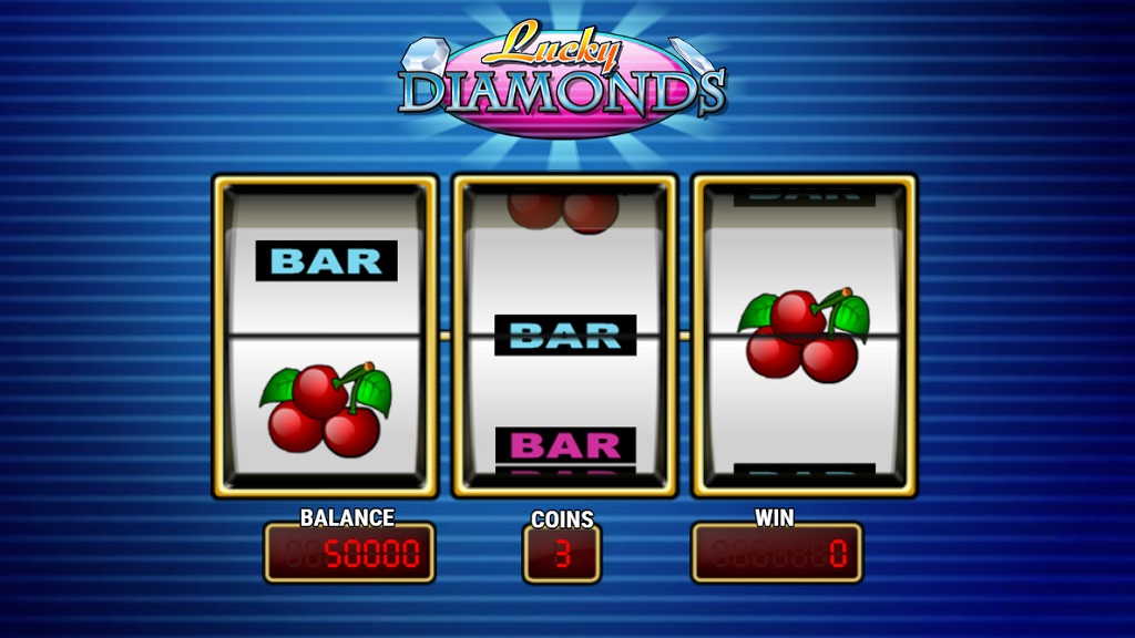 Screenshot of Lucky Diamonds slot from Play’n Go