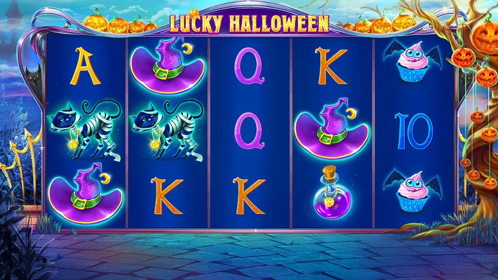 Screenshot of Lucky Halloween slot from Red Tiger Gaming