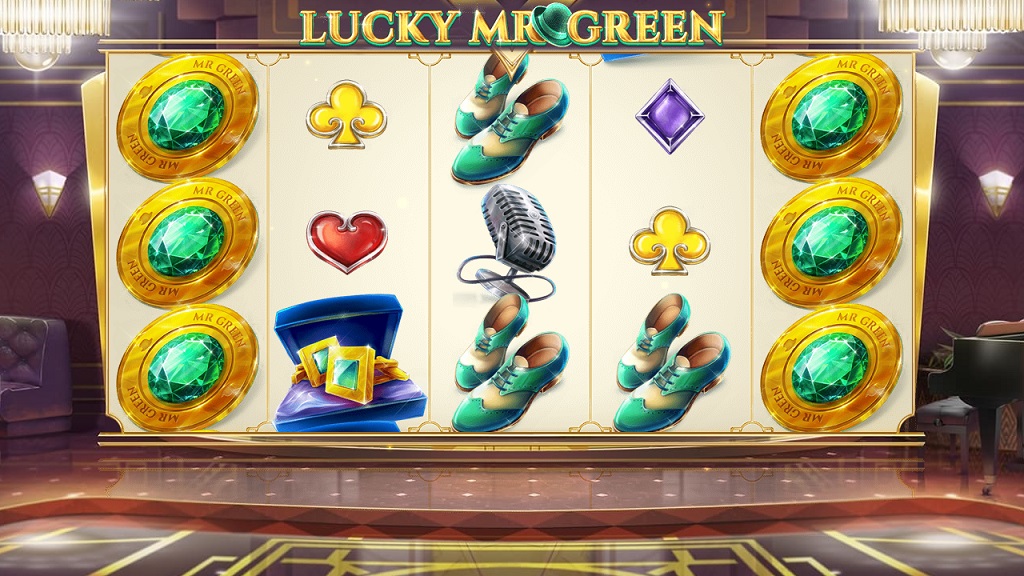 Screenshot of Lucky Mr Green slot from Red Tiger Gaming