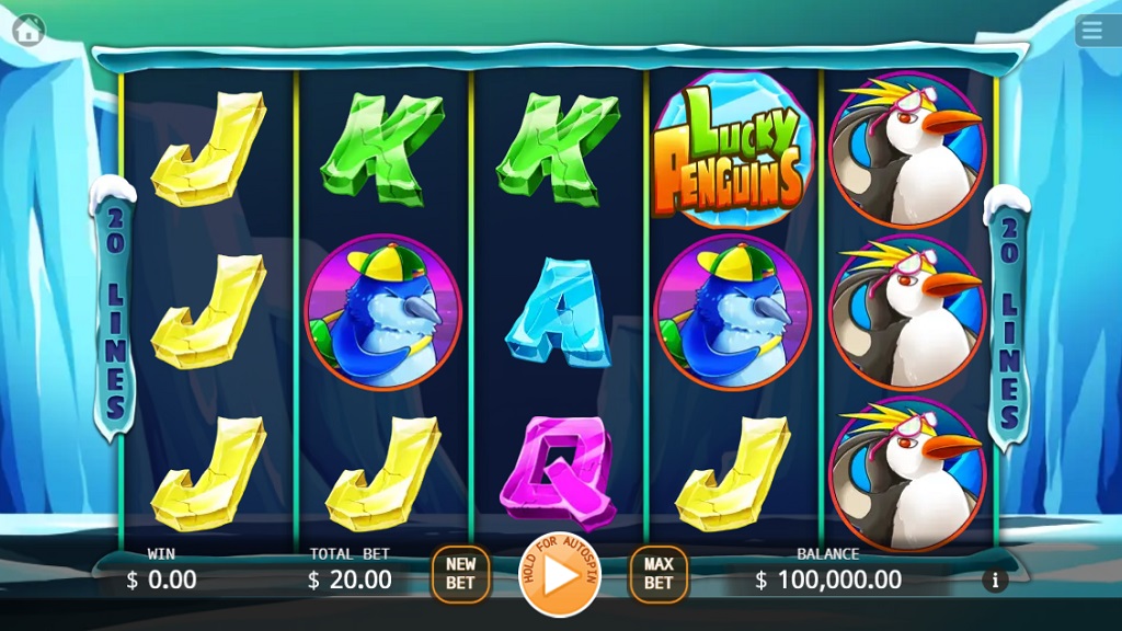 Screenshot of Lucky Penguins slot from Ka Gaming