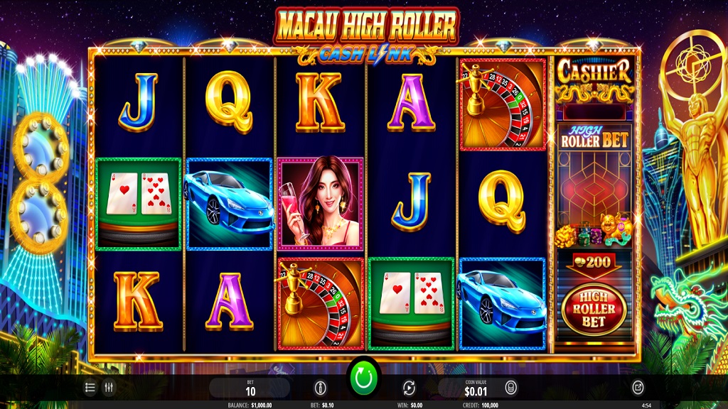 Screenshot of Macau High Roller slot from iSoftBet