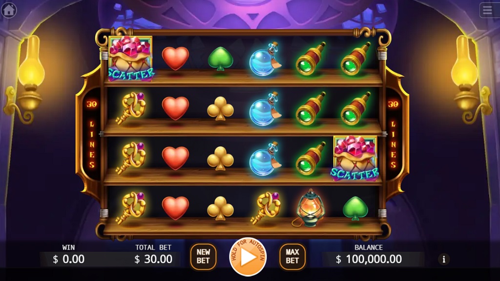 Screenshot of Magical Store slot from Ka Gaming