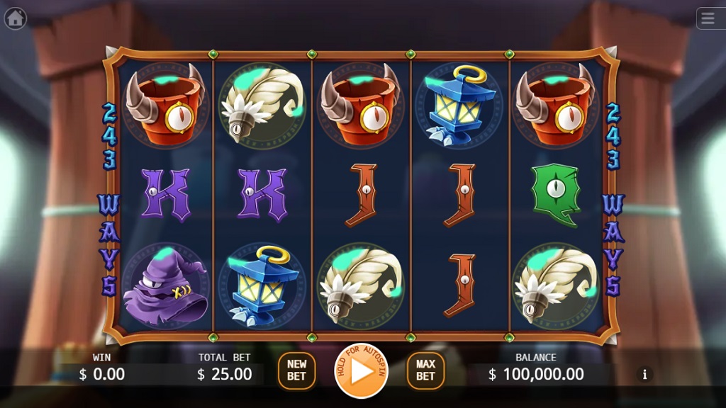 Screenshot of Magician House slot from Ka Gaming