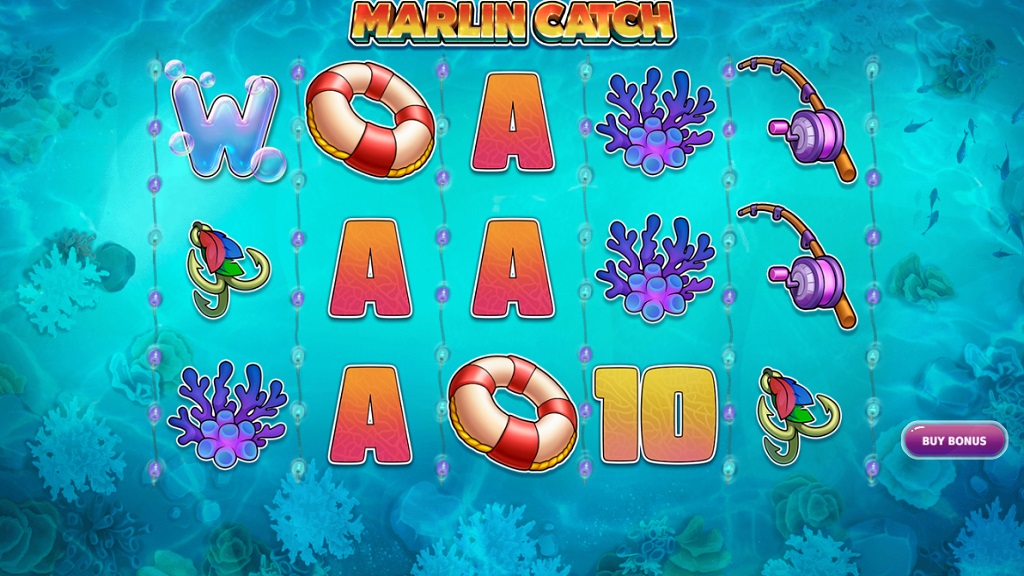 Screenshot of Marlin Catch slot from StakeLogic