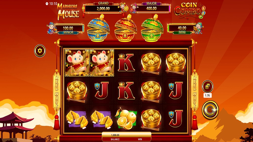 Screenshot of Marvelous Mouse Coin Combo slot from SG Gaming