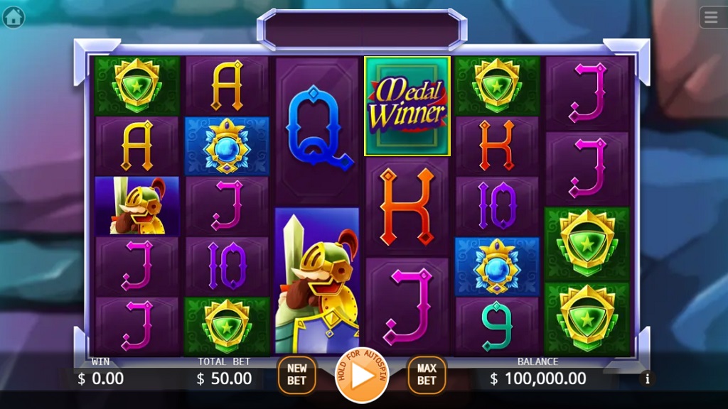 Screenshot of Medal Winner Megaways slot from Ka Gaming