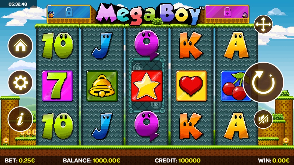 Screenshot of Mega Boy slot from iSoftBet