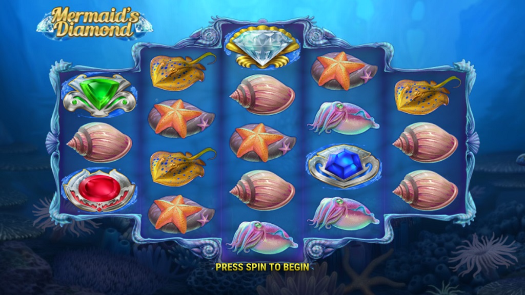 Screenshot of Mermaids Diamonds slot from Play’n Go