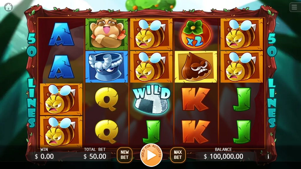 Screenshot of Monkey and Crab slot from Ka Gaming