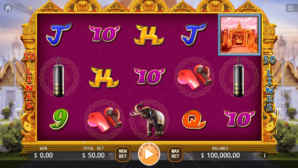 Screenshot of Muay Thai slot from Ka Gaming